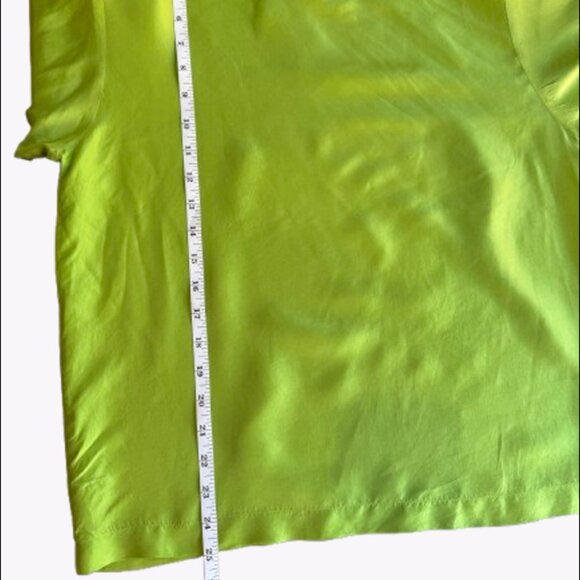 Vintage Stunt Collections Women's 100% Silk Blouse (Size S) - Picture 5 of 10